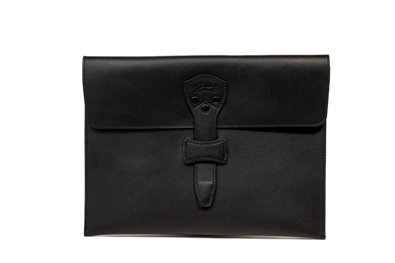 leather document holder black saddleback zoom 04774.1687895607