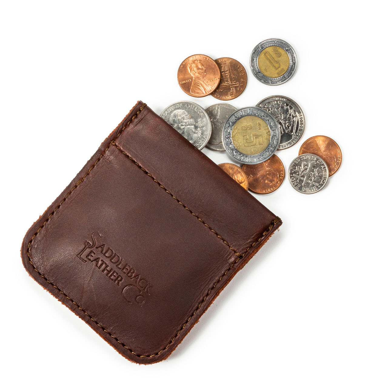 Buy Genuine Leather Mens Tray Purses Coin Purse Cash Change Wallet Key  Holder Money Pouch at Amazon.in