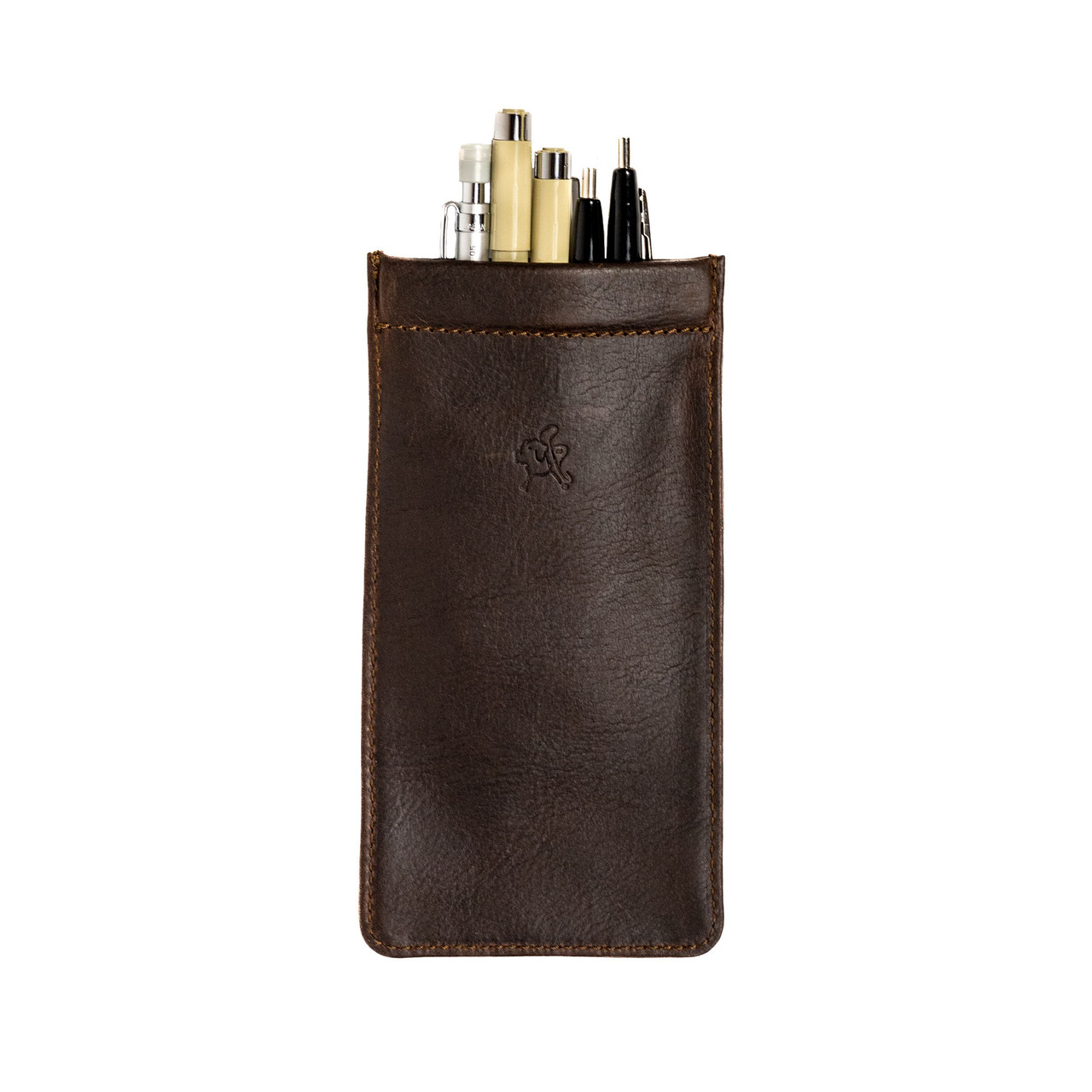Leather bag & pencil case