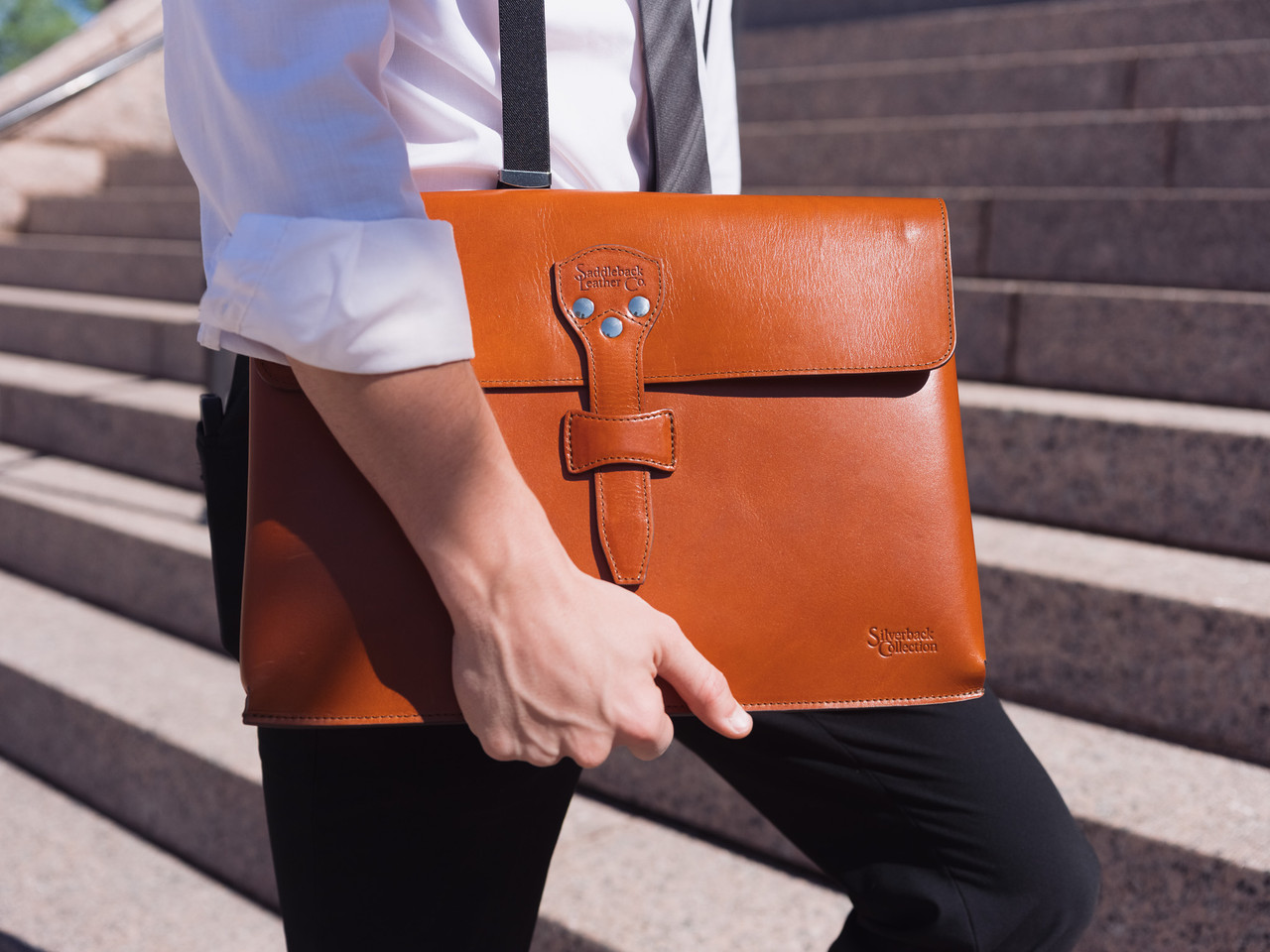 Leather Document Holder|Silverback Collection
