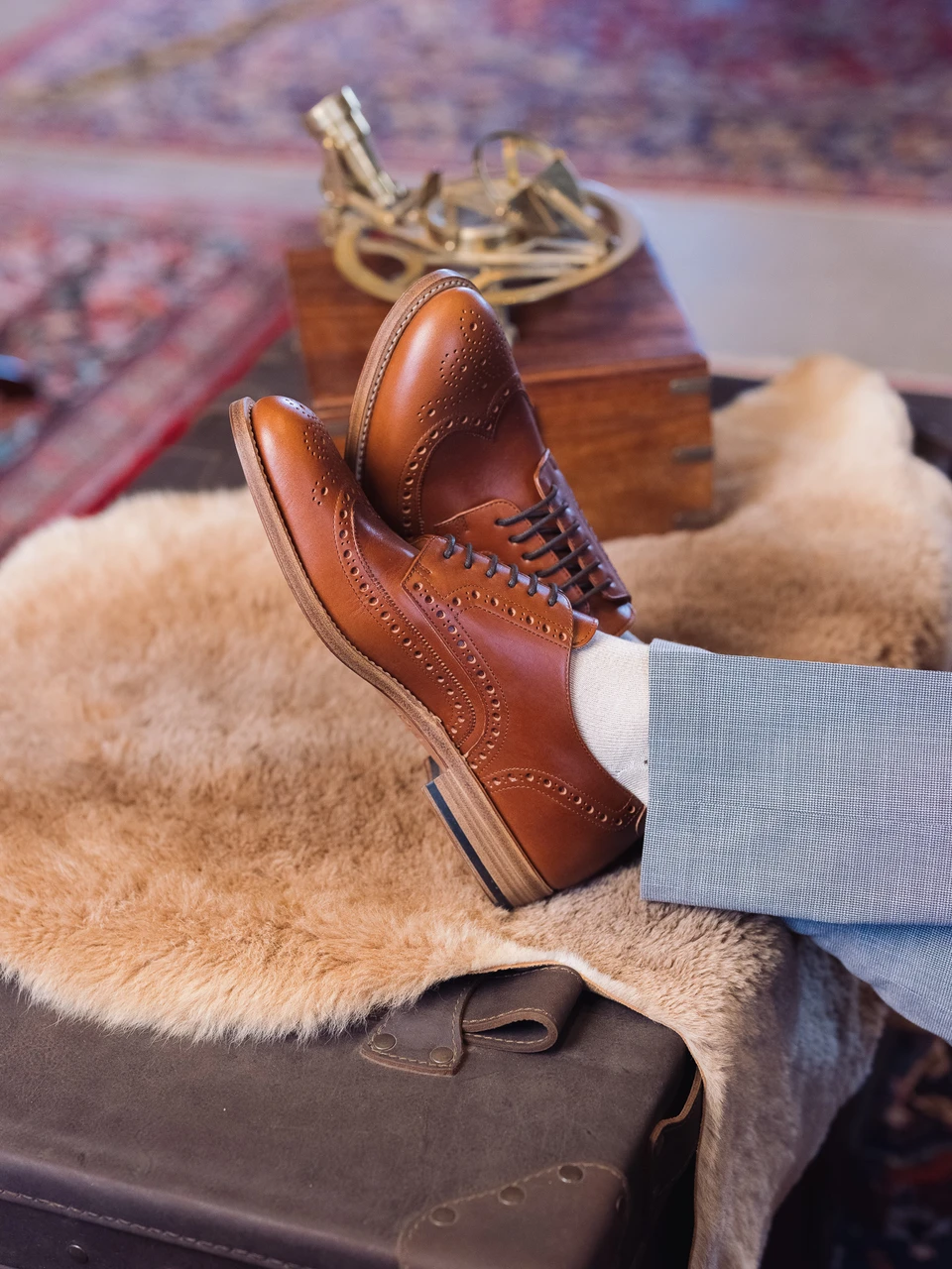 brown wing tip dress shoes Men's Full Grain Italian Leather Wingtip Shoes|Saddleback Leather best man