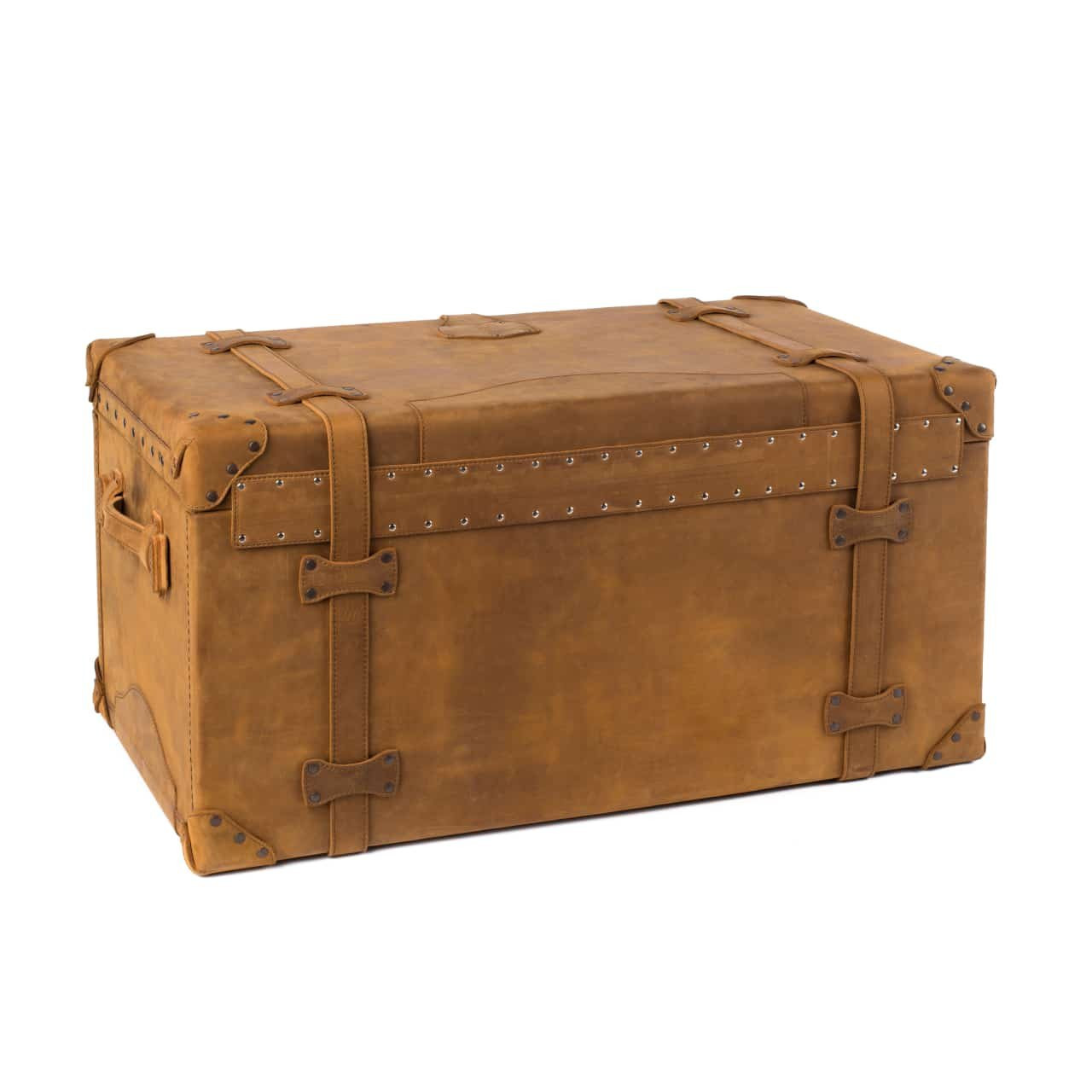 Jumbo Vintage Steamer Trunk  Second Use Building Materials and