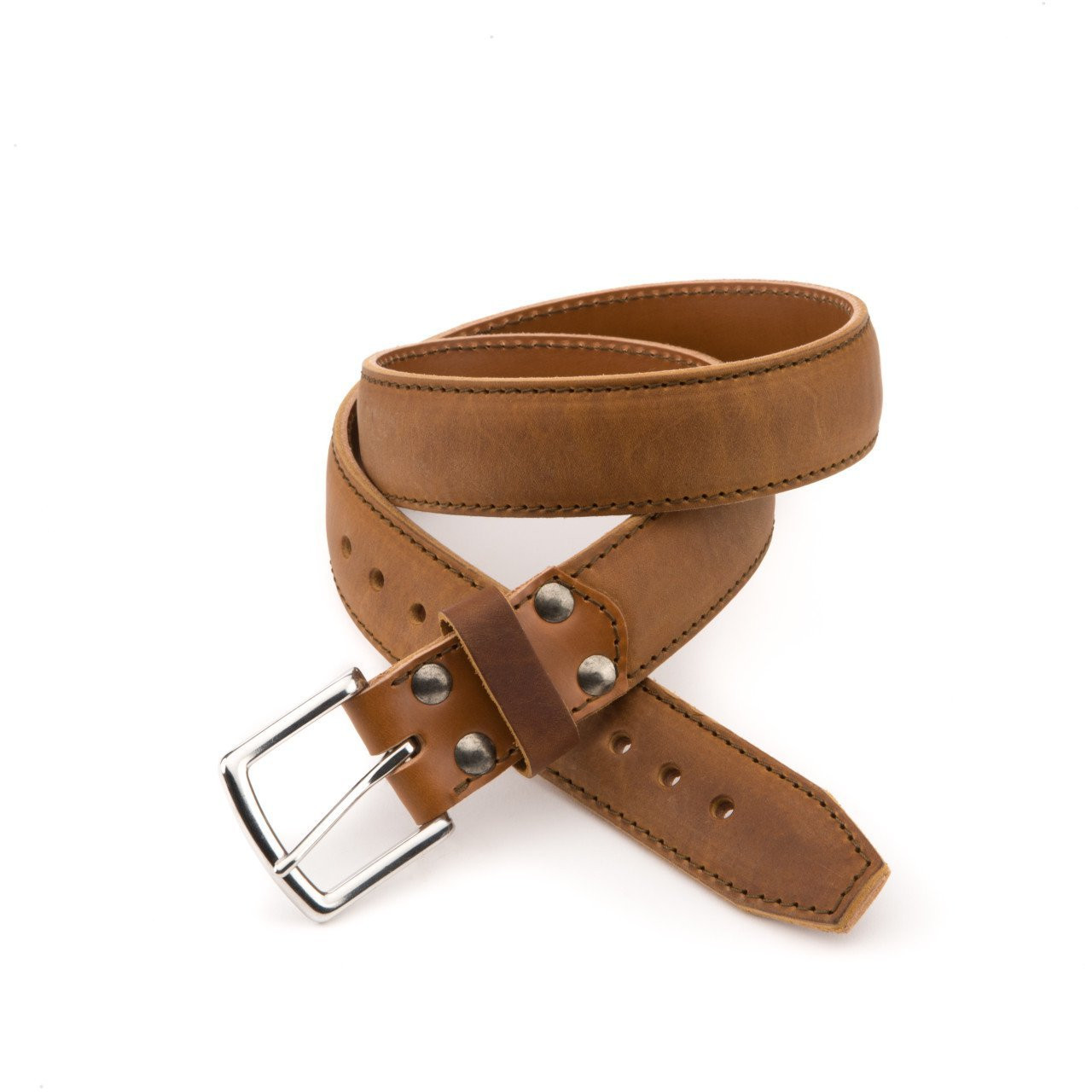 Leather Belt, Thick Men's Full Grain