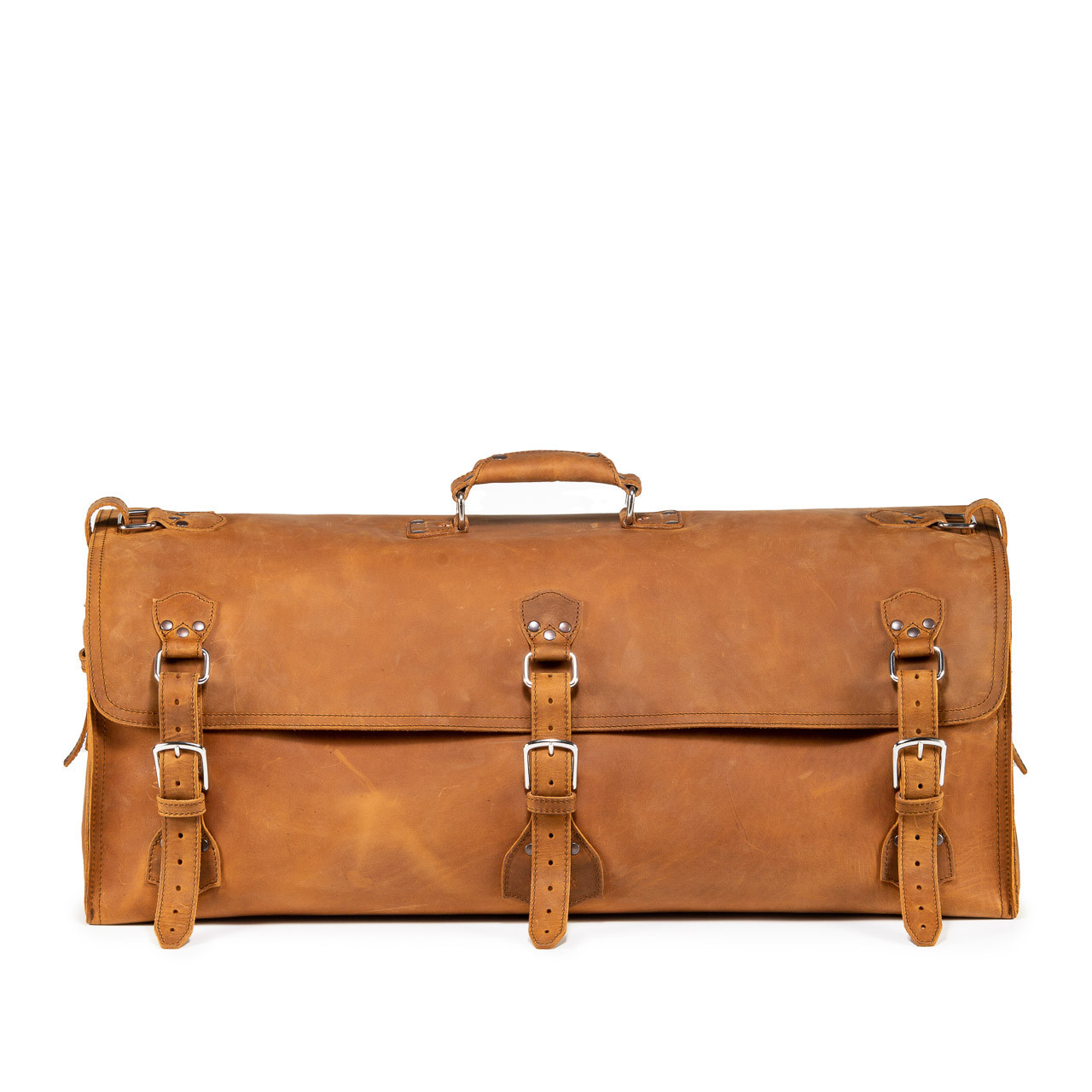 Leather Duffle Bag Extra Large Luggage for Extended Travel