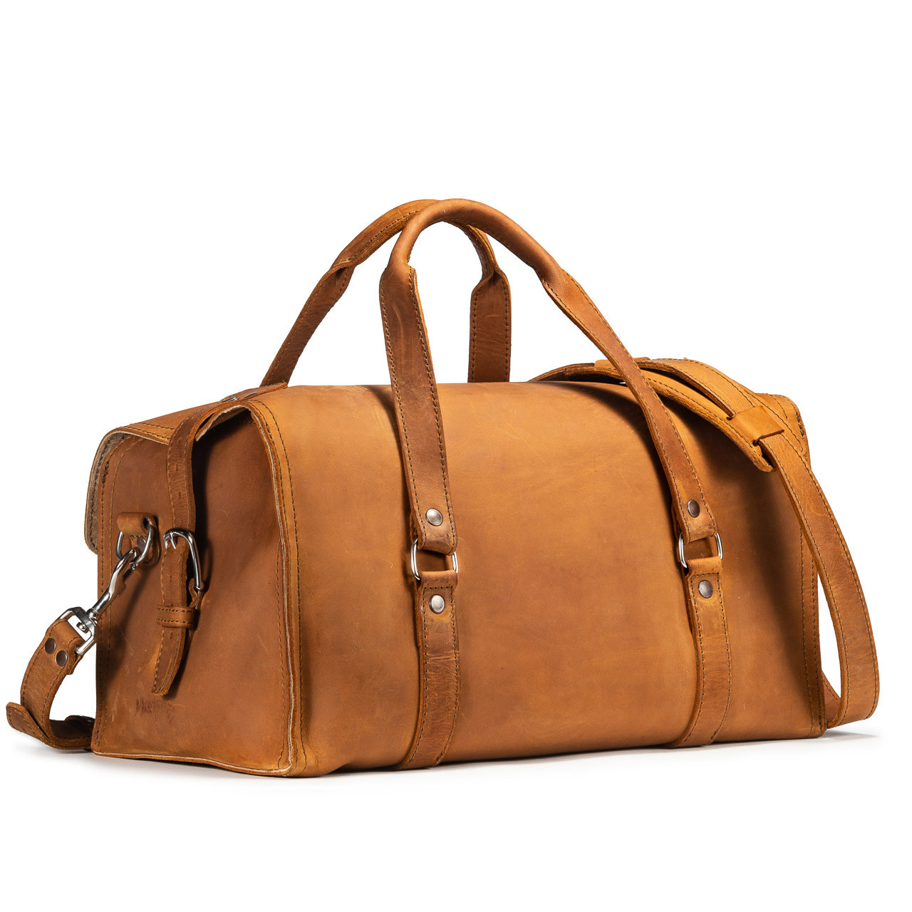 Three Strap Leather Duffle Bag a.k.a The Baby Beast