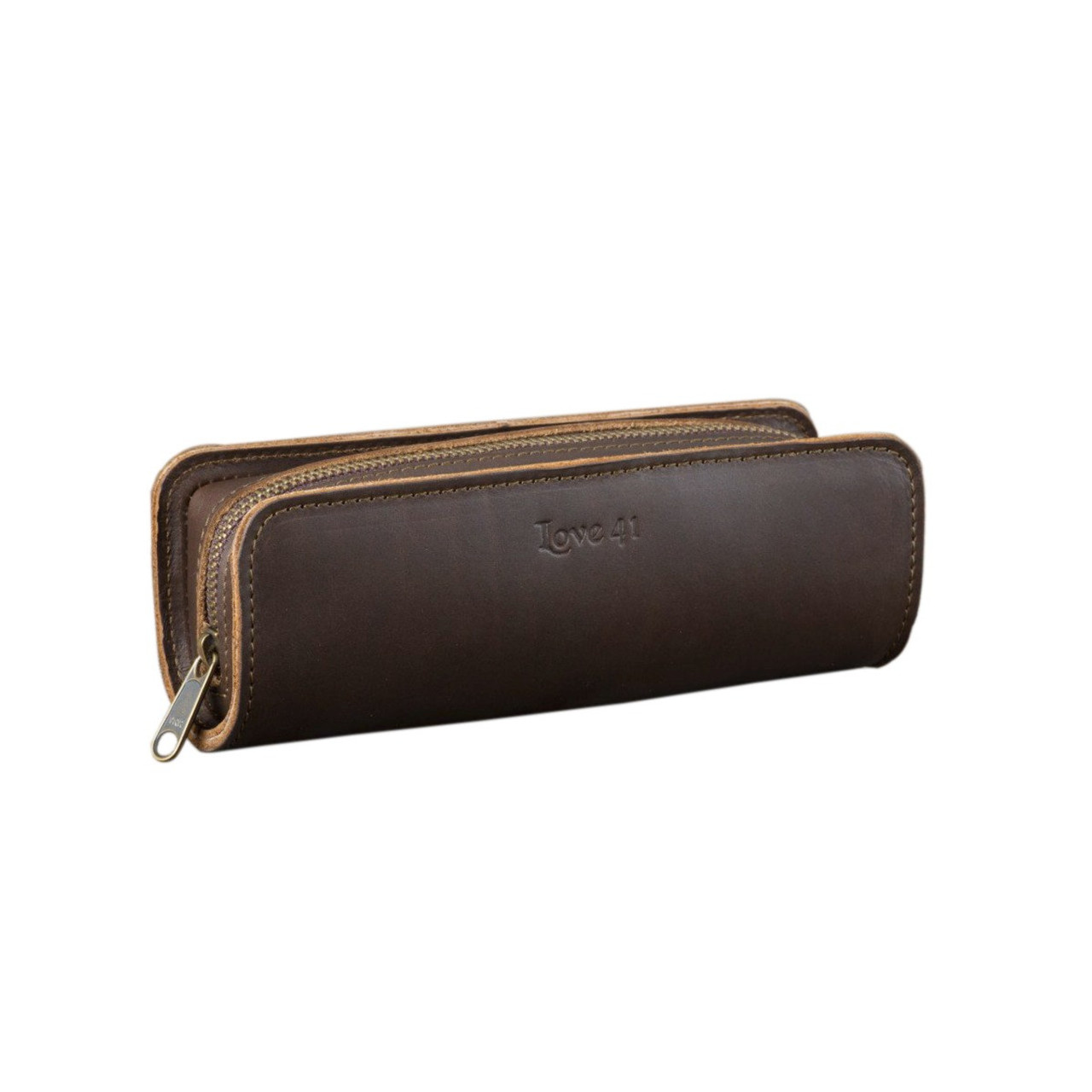 Leather Pen Case, Small Pencil Holder Pouch