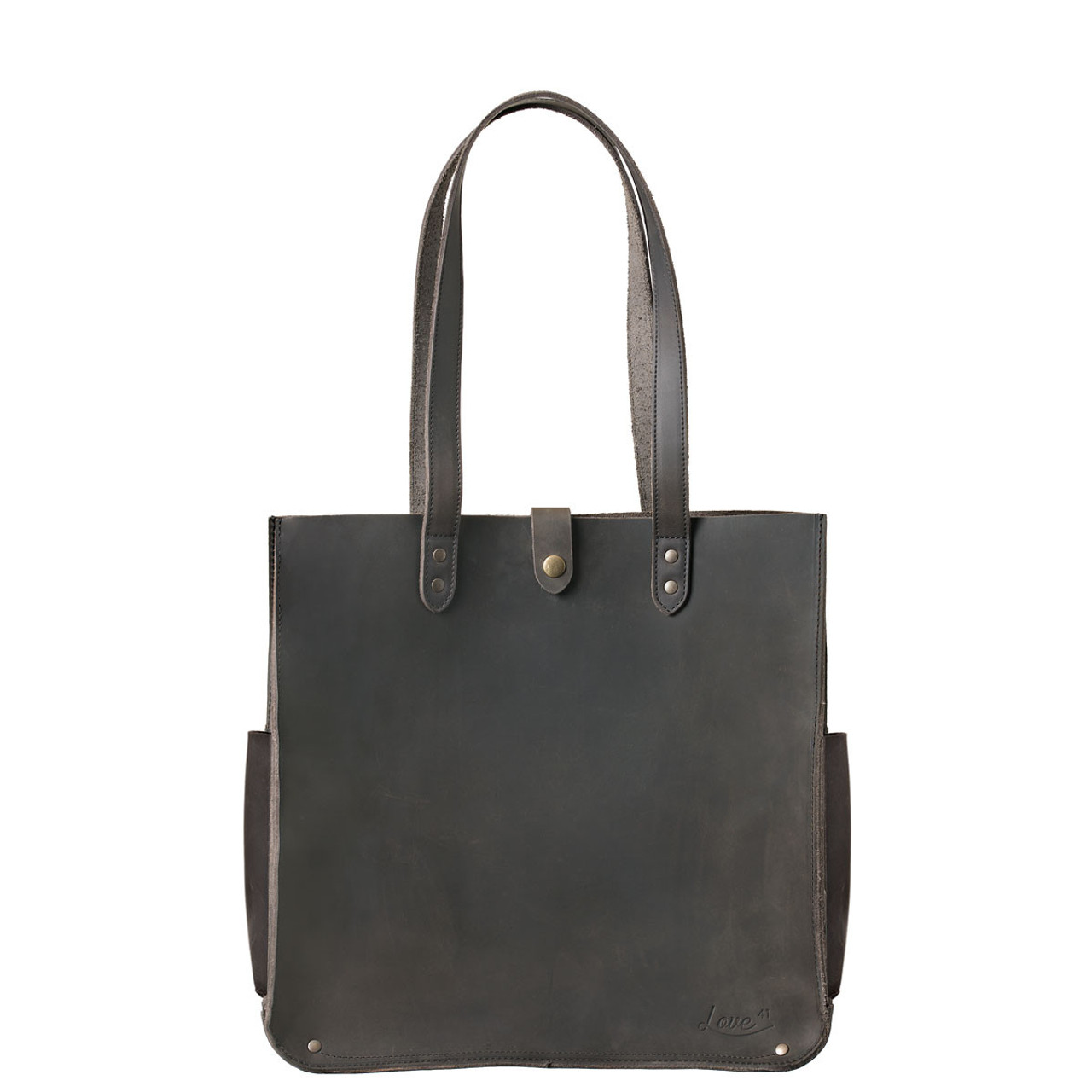 Canvas And Leather Tote Bag