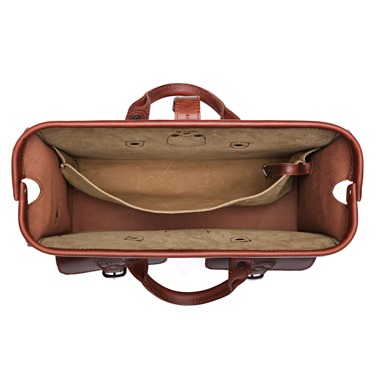バッグ KLASICA CLASSIC DAFFLE BAG Dave's Deals Flight Bag Briefcase - Old Design - Chestnut