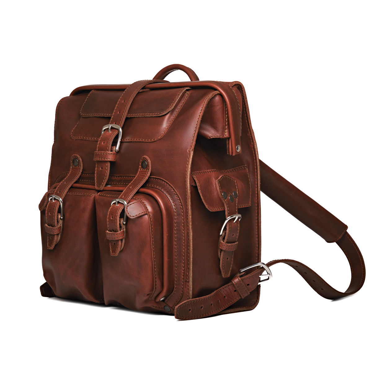 Big Mouth Leather Backpack Tobacco Big Mouth Leather Backpack Tobacco