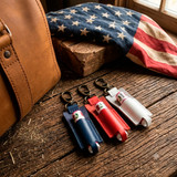 This is the lifestyle image of all three chapstick holders