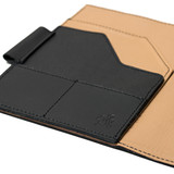 High quality full grain Large Leather Moleskine Cover alternate angle - Saddleback Leather