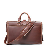 Dave's Deals Barrister's Briefcase - Chestnut