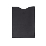 High quality full grain leather 16" Vertical Laptop Sleeve interior view - Saddleback Leather