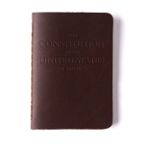 Dave's Deals Leather Pocket Constitution of the United States - Chestnut