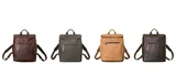 High quality  view of the leather all in one backpack in all 4 colors