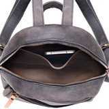 High quality black full grain Suzette's Steals Mini Leather Backpack - Black alternate view - Saddleback Leather