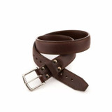High quality red brown full grain Dave's Deals Leather Tow Belt - Chestnut - 34 front view - Saddleback Leather