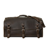 High quality full grain leather 27" Adolescent Beast Duffle Bag alternate angle - Saddleback Leather
