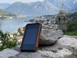 High quality full grain Dave's Deals Leather Light iPhone II Case front view - Saddleback Leather