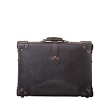 High quality full grain leather Grandfather Overnight Case alternate angle - Saddleback Leather