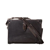 High quality full grain leather Grandfather Overnight Case alternate angle - Saddleback Leather