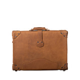 High quality full grain leather Grandfather Overnight Case alternate angle - Saddleback Leather