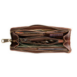Suzette's Steals Medium Wristlet  Leather  Wallet - Tobacco