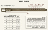 Dave's Deals Leather Tow Belt - Chestnut - 42
