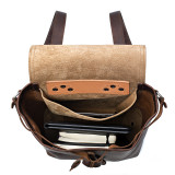 Dave's Deals 12" Drawstring Backpack - Dark Coffee Brown