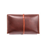 High quality full grain Large Leather Organizer Bag alternate angle - Saddleback Leather