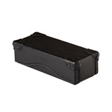 High quality full grain leather Grandfather Eyeglass Case alternate angle - Saddleback Leather