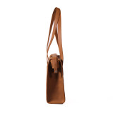 Dave's Deals Professional Leather Tote - Tobacco