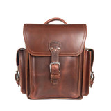 2025 Membership backpack in chestnut leather.