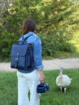 This is the messenger backpack lifestyle image