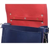 High quality inside the leather messenger backpack