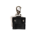 Leather AirTag Keychain Clip - The Pouch