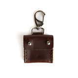 Leather AirTag Keychain Clip - The Pouch