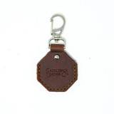 Leather AirTag Keychain Clip - The Rivet