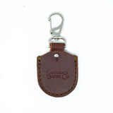 Leather AirTag Keychain Clip - The Rivet