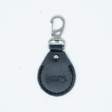 Leather AirTag Keychain Clip - The Rivet