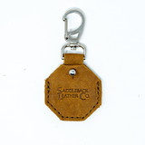 Leather AirTag Keychain Clip - The Rivet