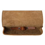 High quality full grain leather Sunglass Case back view - Saddleback Leather