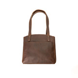 High quality full grain Leather Organizer Satchel alternate angle - Saddleback Leather