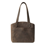 High quality full grain Leather Organizer Satchel alternate angle - Saddleback Leather