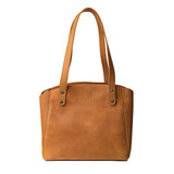 High quality full grain Leather Organizer Satchel side view - Saddleback Leather