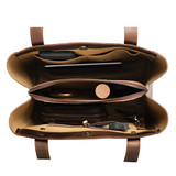 High quality full grain Leather Organizer Satchel alternate angle - Saddleback Leather