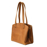 High quality full grain Leather Organizer Satchel alternate angle - Saddleback Leather