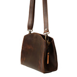 High quality full grain Leather Organizer Crossbody alternate angle - Saddleback Leather
