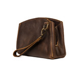 High quality full grain Leather Organizer Clutch detail view - Saddleback Leather