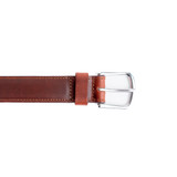 Saddleback's Leather Thin Tow Belt in a reddish brown color